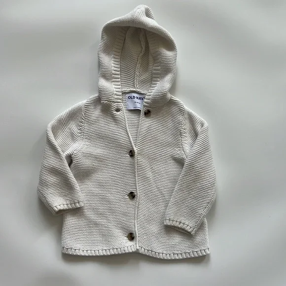 Old Navy Shirts Tops Toddler Old Navy White Cardigan Knit